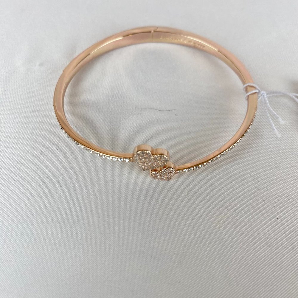 Kate Spade - Yours Truly Pave Open Hinge Cuff Bracelet - Picture 6 of 6